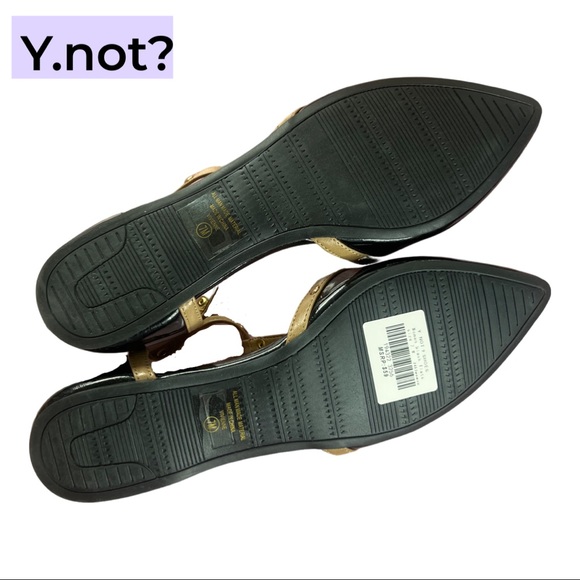 NEW WOMEN Y.not? BLACK FLATS SIZE 7M Measure 📐 10 Inch MSRP $59 - Picture 8 of 11